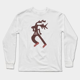 Oh deer they're running Long Sleeve T-Shirt